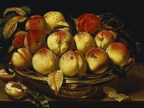 Peaches in a Silver-Gilt Bowl on a Ledge-Jacques Linard-Giclee Print