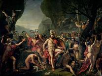 Leonidas at Thermopylae, 480 BC, 1814-Jacques-Louis David-Giclee Print