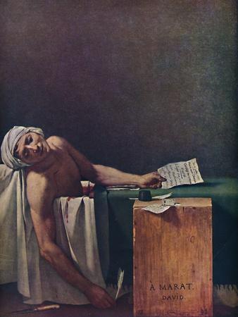 Marat assassine', (The Death of Marat), 1793, (1937)' Giclee Print