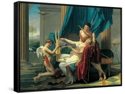 Sappho and Phaon' Art Print - Jacques-Louis David | Art.com