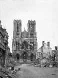 Reims Cathedral after the German Retreat, 1918-Jacques Moreau-Giclee Print