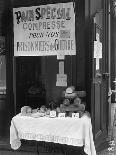 The Bouillon Camille Chartier Welcoming the Customer in English Language, Paris-Jacques Moreau-Photographic Print