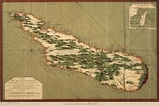 Map of Madagascar, 1766-Jacques-Nicolas Bellin-Framed Premier Image Canvas