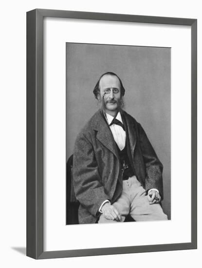 Jacques Offenbach (1819-188), German-Born French Composer, Cellist and Impresario of the Romantic-Felix Nadar-Framed Giclee Print