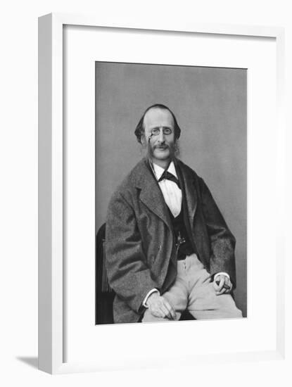 Jacques Offenbach (1819-188), German-Born French Composer, Cellist and Impresario of the Romantic-Felix Nadar-Framed Giclee Print