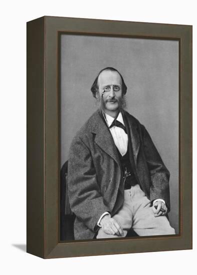 Jacques Offenbach (1819-188), German-Born French Composer, Cellist and Impresario of the Romantic-Felix Nadar-Framed Premier Image Canvas