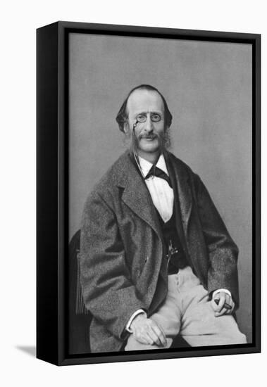 Jacques Offenbach (1819-188), German-Born French Composer, Cellist and Impresario of the Romantic-Felix Nadar-Framed Premier Image Canvas