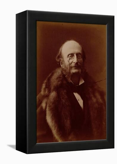 Jacques Offenbach, German Composer, Portrait Photograph-Nadar-Framed Premier Image Canvas