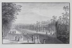 The Patte-D'Oie, North-West of Lord Burlington's Chiswick Villa (Pen and Ink with Wash on Paper)-Jacques Rigaud-Giclee Print