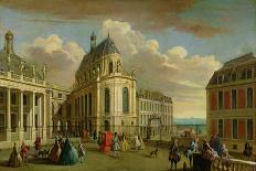 Planche 12 : vue de la colonnade du Louvre en 1752 ("diverses vues de Paris" pl. 14)-Jacques Rigaud-Giclee Print
