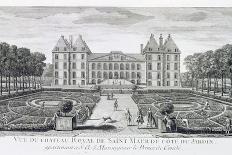 Planche 12 : vue de la colonnade du Louvre en 1752 ("diverses vues de Paris" pl. 14)-Jacques Rigaud-Giclee Print