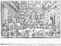 The Academy of Sciences and Fine Arts (Pen and Ink and Wash on Paper)-Sebastien I Le Clerc-Framed Premier Image Canvas