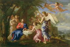 Christ Served by the Angels, c.1650-Jacques Stella-Giclee Print