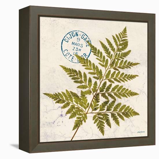 Jade Forest Leaf 1-Morgan Yamada-Framed Stretched Canvas