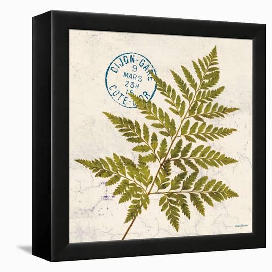 Jade Forest Leaf 1-Morgan Yamada-Framed Stretched Canvas