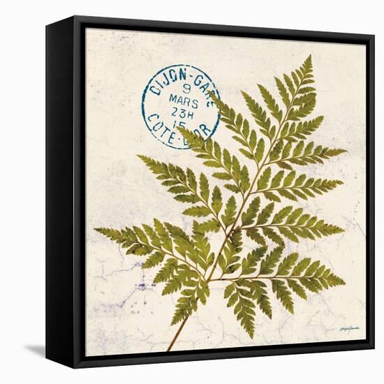 Jade Forest Leaf 1-Morgan Yamada-Framed Stretched Canvas