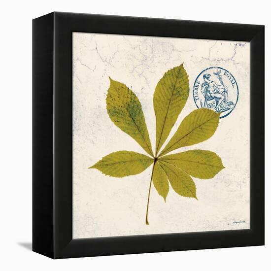 Jade Forest Leaf 3-Morgan Yamada-Framed Stretched Canvas