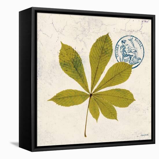 Jade Forest Leaf 3-Morgan Yamada-Framed Stretched Canvas