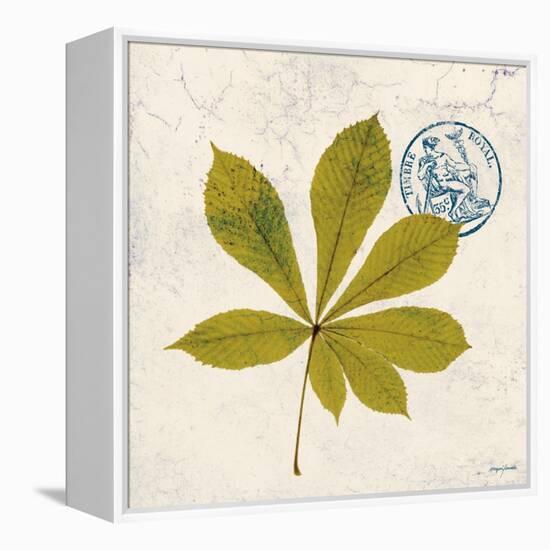 Jade Forest Leaf 3-Morgan Yamada-Framed Stretched Canvas