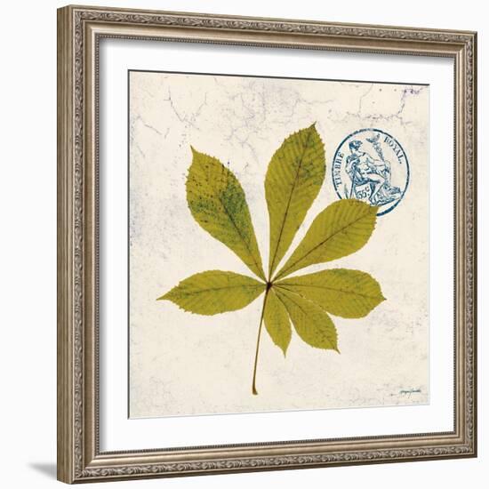 Jade Forest Leaf 3-Morgan Yamada-Framed Art Print