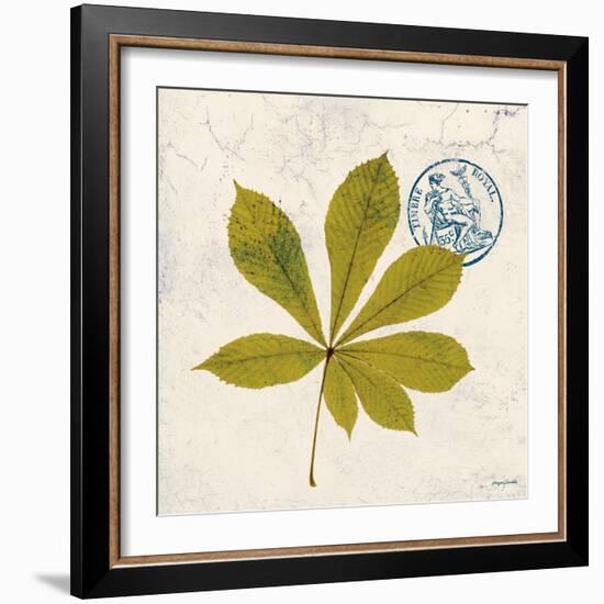 Jade Forest Leaf 3-Morgan Yamada-Framed Art Print