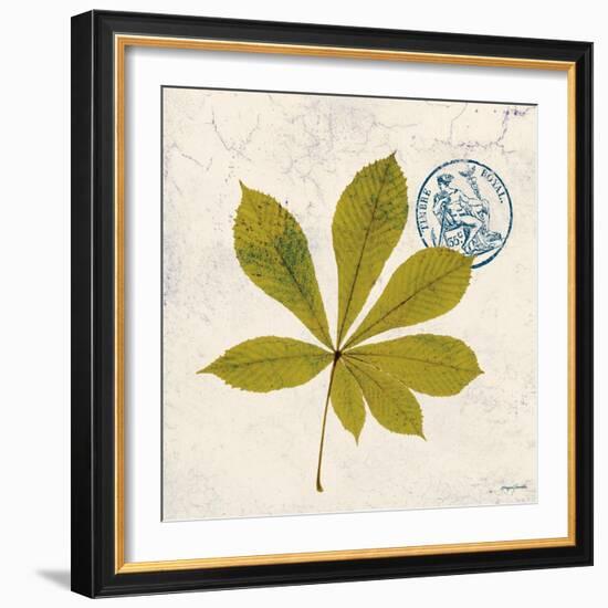 Jade Forest Leaf 3-Morgan Yamada-Framed Art Print