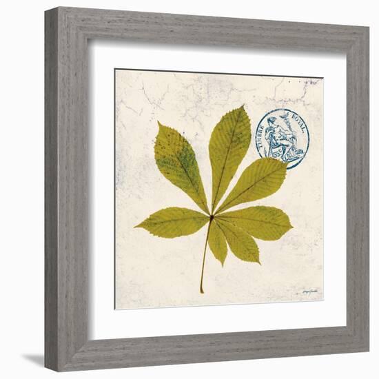 Jade Forest Leaf 3-Morgan Yamada-Framed Art Print