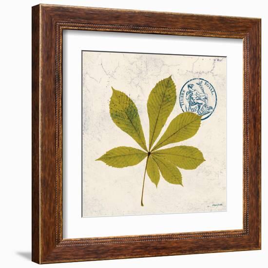 Jade Forest Leaf 3-Morgan Yamada-Framed Art Print