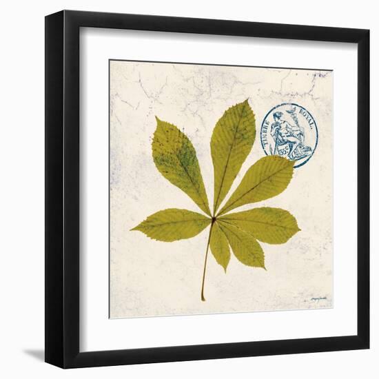 Jade Forest Leaf 3-Morgan Yamada-Framed Art Print