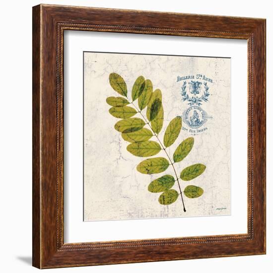 Jade Forest Leaf 4-Morgan Yamada-Framed Art Print