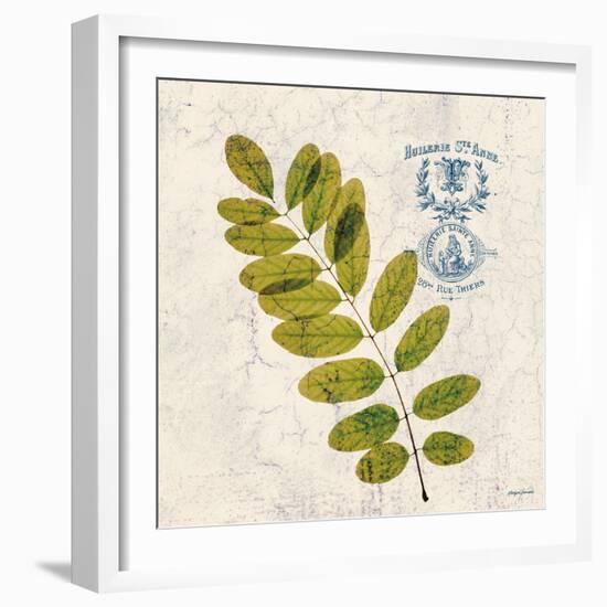 Jade Forest Leaf 4-Morgan Yamada-Framed Art Print