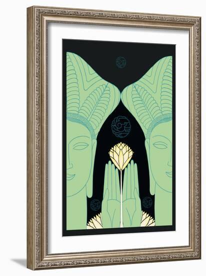 Jade Goddess Images-Frank Mcintosh-Framed Art Print