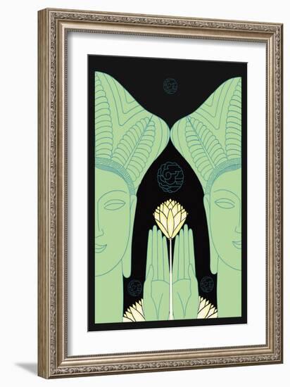 Jade Goddess Images-Frank Mcintosh-Framed Art Print