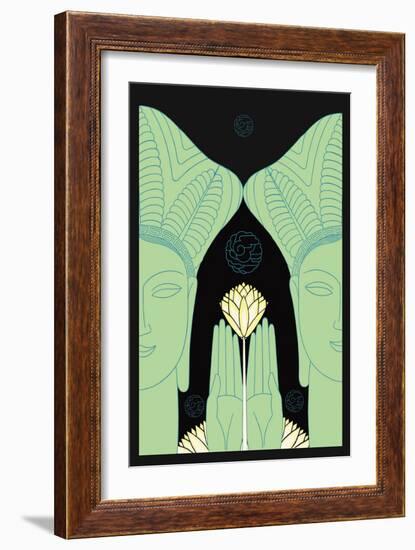 Jade Goddess Images-Frank Mcintosh-Framed Art Print