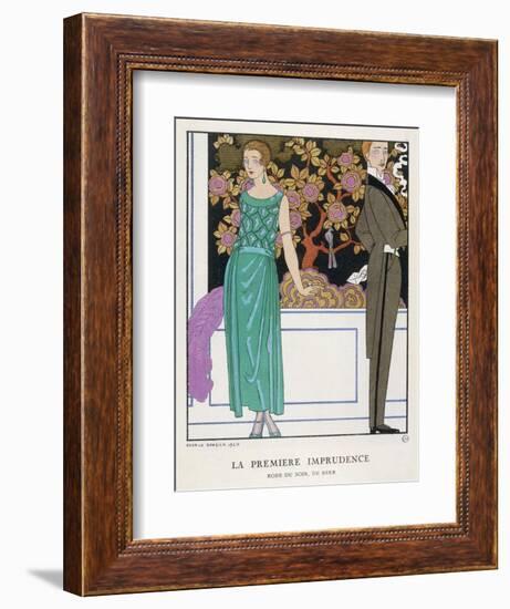 Jade Green Dress by Beer-Georges Barbier-Framed Photographic Print
