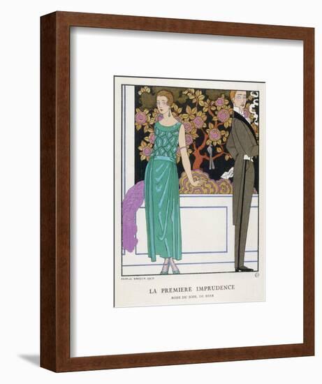 Jade Green Dress by Beer-Georges Barbier-Framed Photographic Print