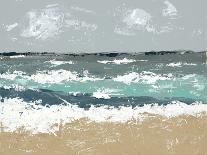 Beach Scene Triptych II-Jade Reynolds-Art Print