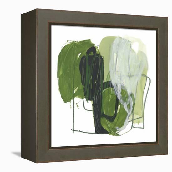 Jade Schematic VI-June Vess-Framed Stretched Canvas