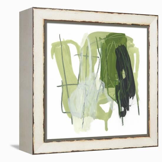 Jade Schematic VII-June Vess-Framed Stretched Canvas