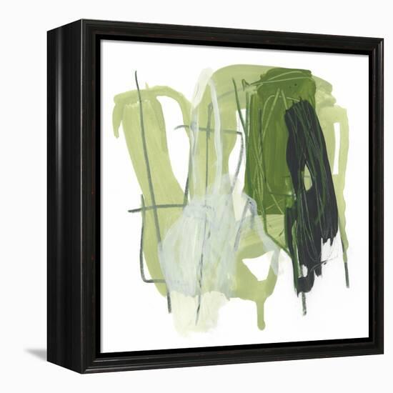 Jade Schematic VII-June Vess-Framed Stretched Canvas