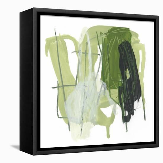 Jade Schematic VII-June Vess-Framed Stretched Canvas