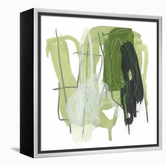 Jade Schematic VII-June Vess-Framed Stretched Canvas