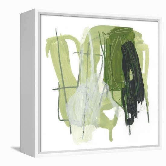 Jade Schematic VII-June Vess-Framed Stretched Canvas