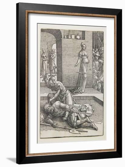 Jael Killing Sisera, 1516-1519-Lucas van Leyden-Framed Giclee Print