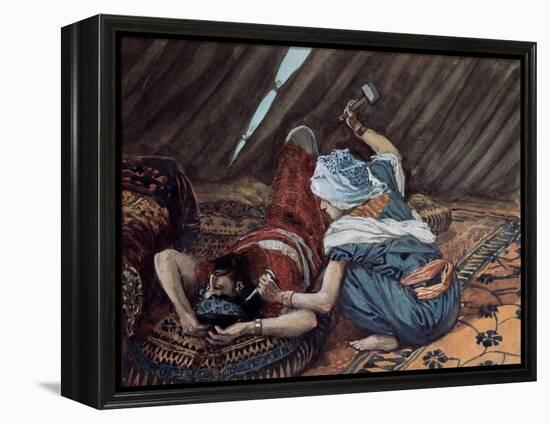 Jael Smote Sisera and Slew Him-James Tissot-Framed Premier Image Canvas