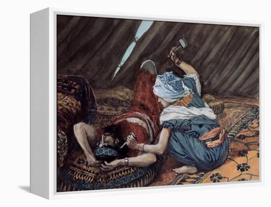 Jael Smote Sisera and Slew Him-James Tissot-Framed Premier Image Canvas