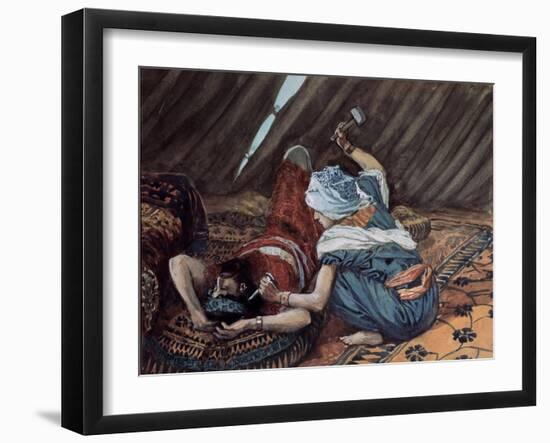 Jael Smote Sisera and Slew Him-James Tissot-Framed Giclee Print