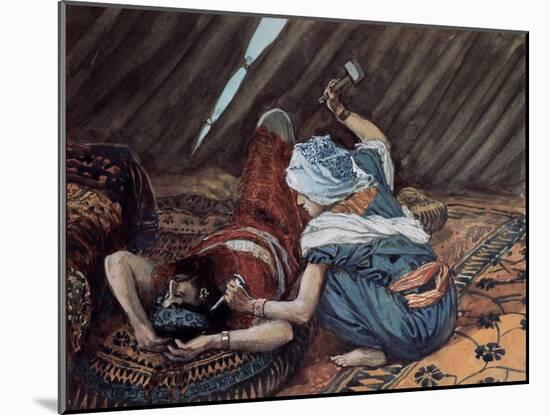 Jael Smote Sisera and Slew Him-James Tissot-Mounted Giclee Print