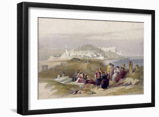 Jaffa, Ancient Joppa, April 16th 1839, Plate 61 from Volume II of 'The Holy Land'-David Roberts-Framed Giclee Print