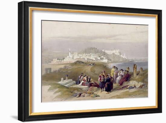 Jaffa, Ancient Joppa, April 16th 1839, Plate 61 from Volume II of 'The Holy Land'-David Roberts-Framed Giclee Print